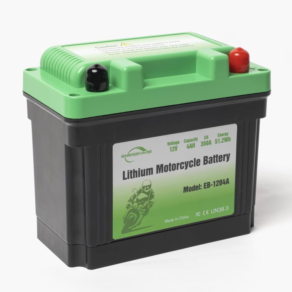 ENERSHARE - Batería de litio para motocicleta, 12 V 400 A ...