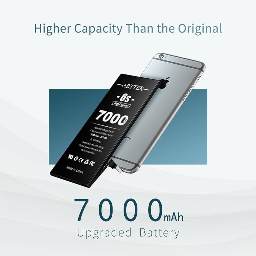 Amazon.com: Batería para iPhone 6s, (nueva actualización 2023 ...