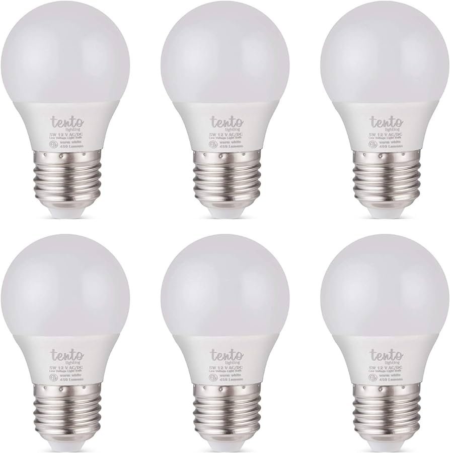 Amazon.com: Tento Lighting E26 E27 - Bombillas LED de bajo voltaje ...