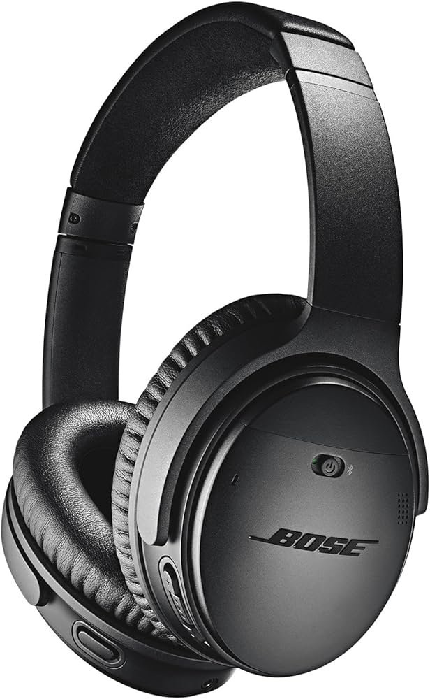 Bose QuietComfort 35 (Serie II) - Auriculares inalámbricos, cancelación de ruido, color negro (renovado)