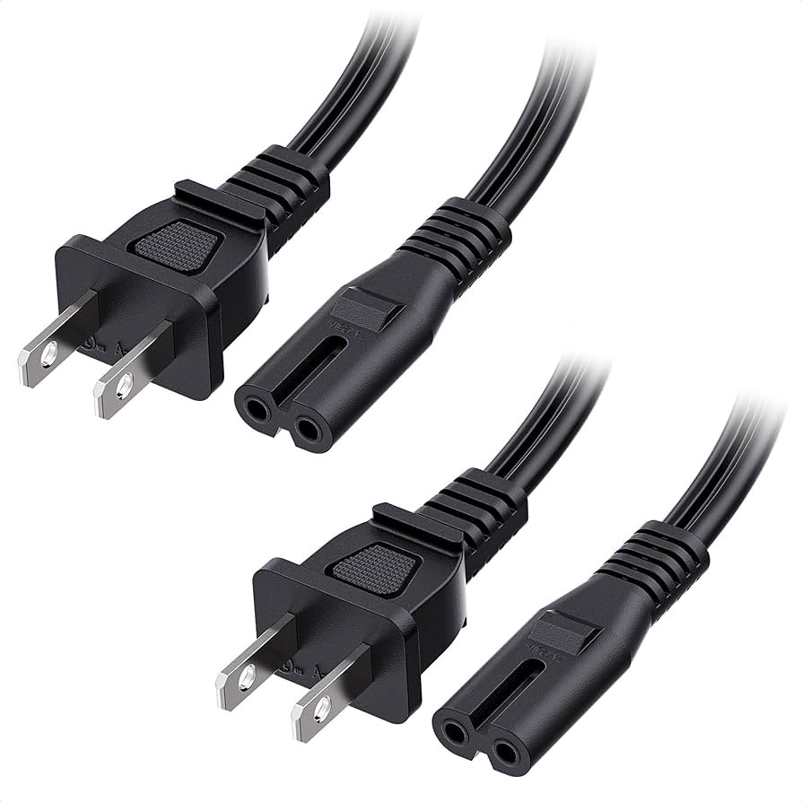 Amazon.com: Cable Matters Paquete de 2 cables de alimentación de ...
