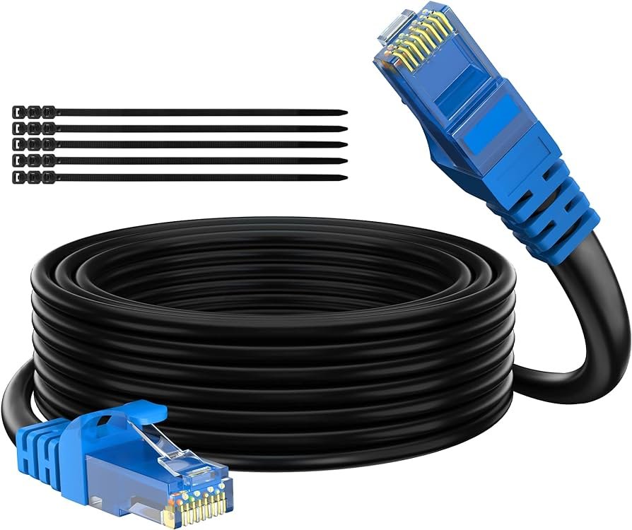 Amazon.com: Adoreen - Cable Ethernet Cat6 para exterior ...