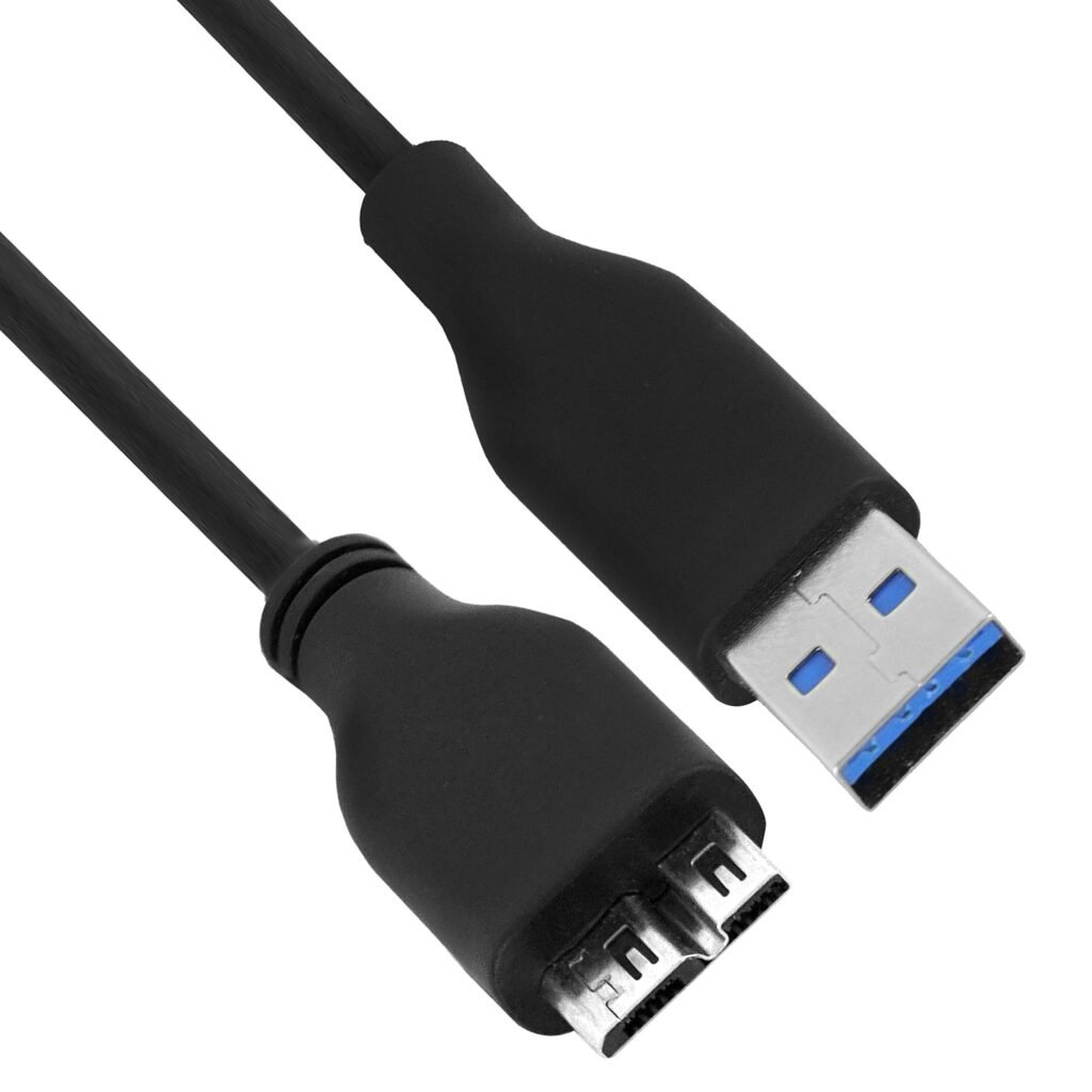 Cable USB 3.0 de alta velocidad A a Micro B para discos duros externos portátiles (SaiTech IT-014)