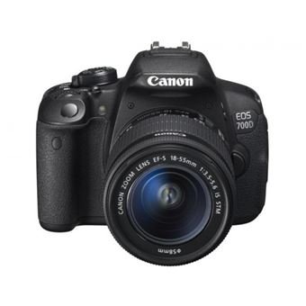 Cámara Réflex Canon EOS 700D +EF-S 18-55mm f/3.5-5.6 IS STM ...
