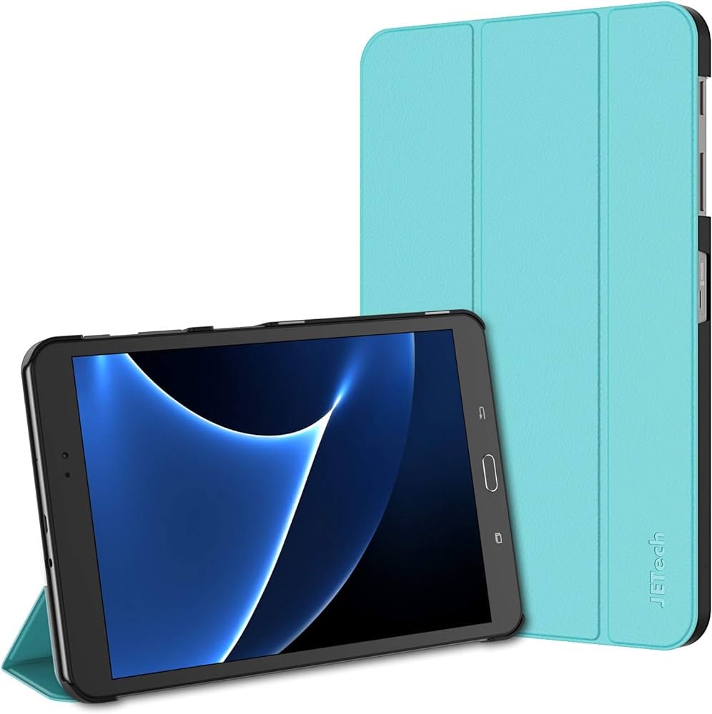 JETech Funda para Samsung Galaxy Tab A 10.1 2016 (SM-T580 / T585, no para el modelo 2019), Smart Cover con encendido/apagado automático, color azul