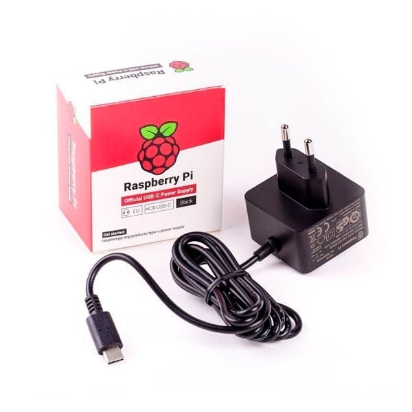 Raspberry Pi F.Alimentación USB-C 5.1V 3A – Cargador |