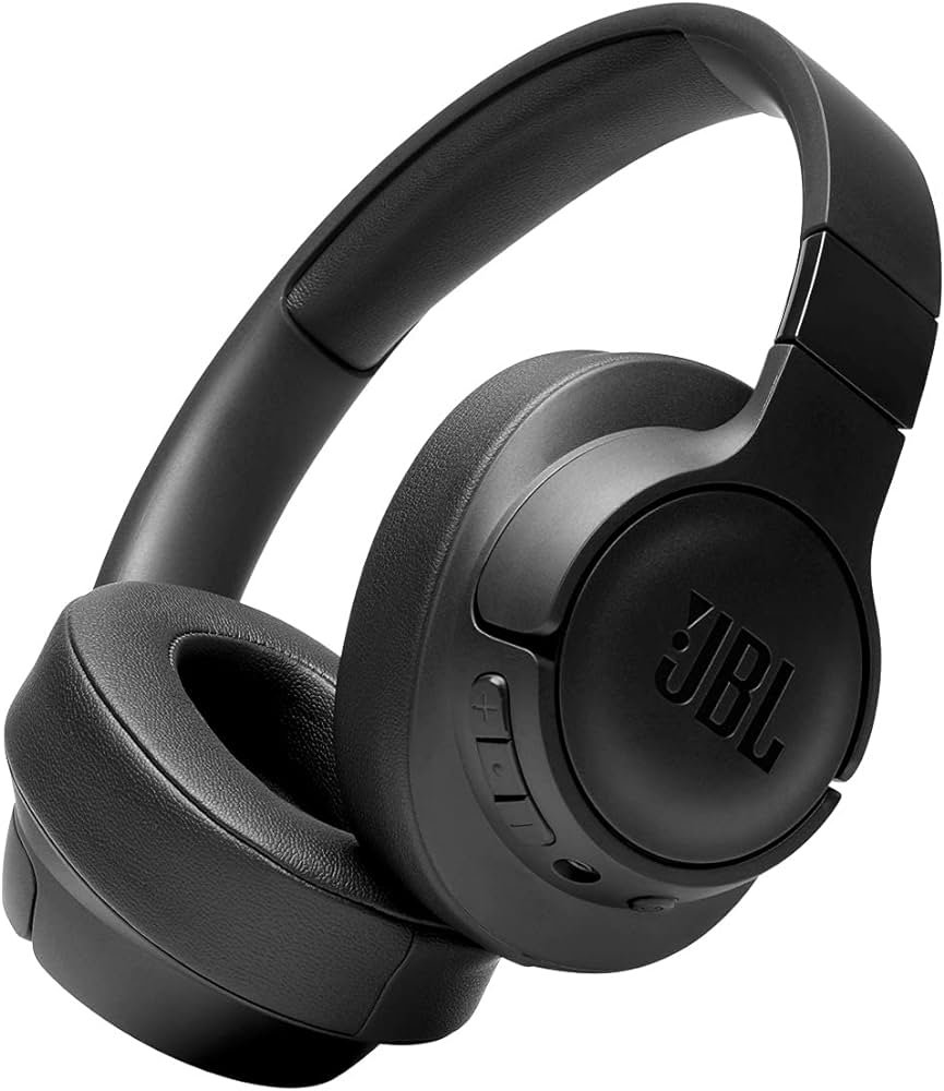 JBL Tune 710BT - Auriculares inalámbricos Bluetooth con micrófono, batería de 50 horas, llamadas manos libres, portátiles (negro), medianos