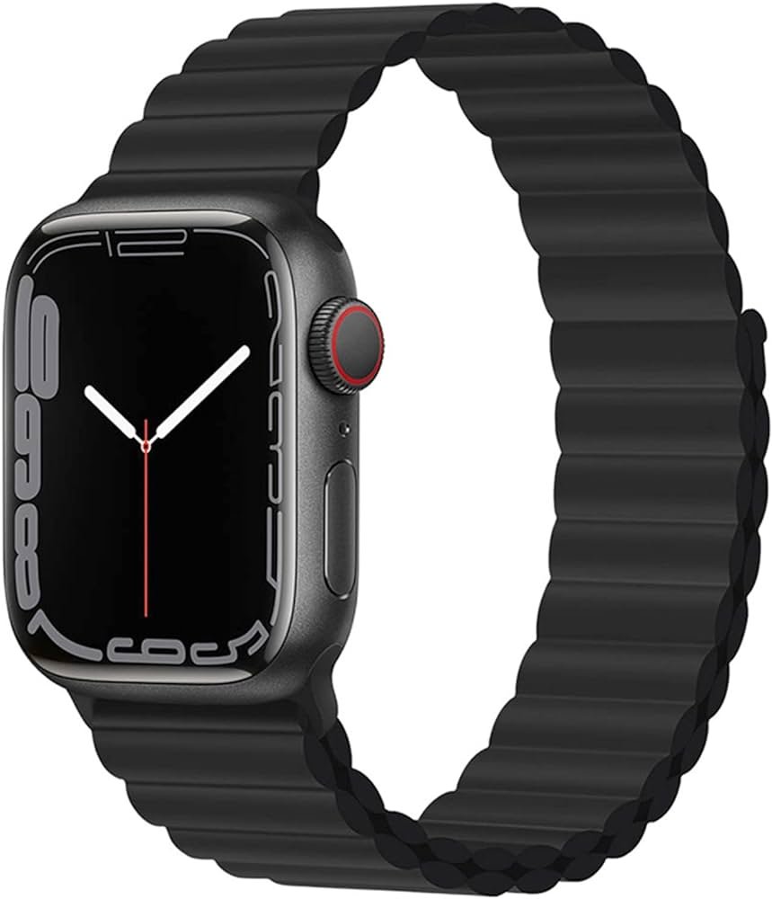 Wowstrap Magnética para Correa Apple Watch 44mm 40mm 45mm 41mm Series 7/8 iWatch se 6 5 4 3 42mm 38mm hombr/Mujer,Bracelet Loop Deportiva Silicona...
