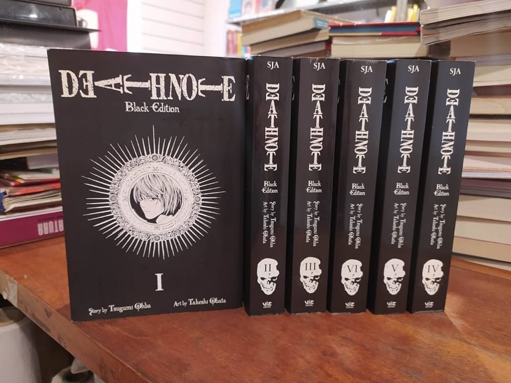 Death Note Black Edition Volumen 1-6 Colección 6 Libros Set Manga Tsugumi Ohba