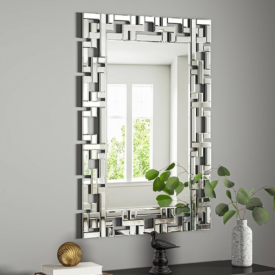 Amazon.com: KOHROS Espejos decorativos grandes de pared, espejo ...