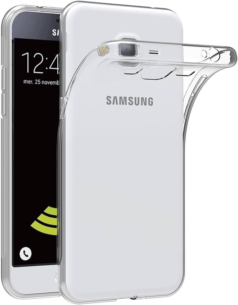 AICEK Funda Compatible Samsung Galaxy J3 2016, Transparente Silicona Fundas para Galaxy J3 2016 Carcasa Silicona Funda Case (5,0 Pulgadas)