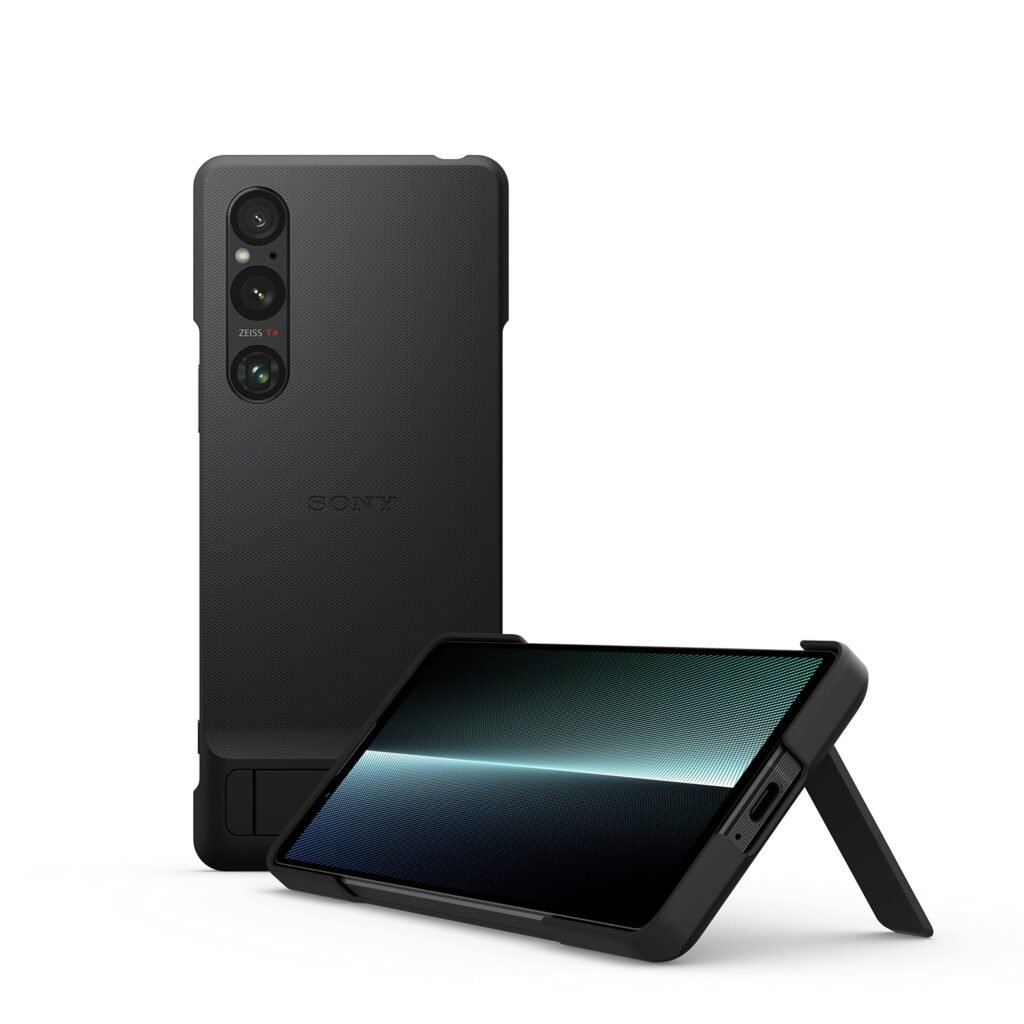 Amazon.com: Sony Funda oficial con soporte para Xperia 1 V (negro ...