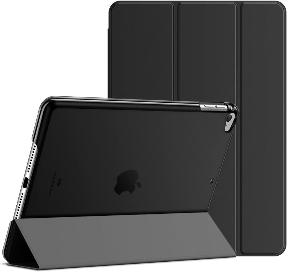 JETech Funda para iPad Mini 4, Smart Cover con apagado automático/encendido (negro)