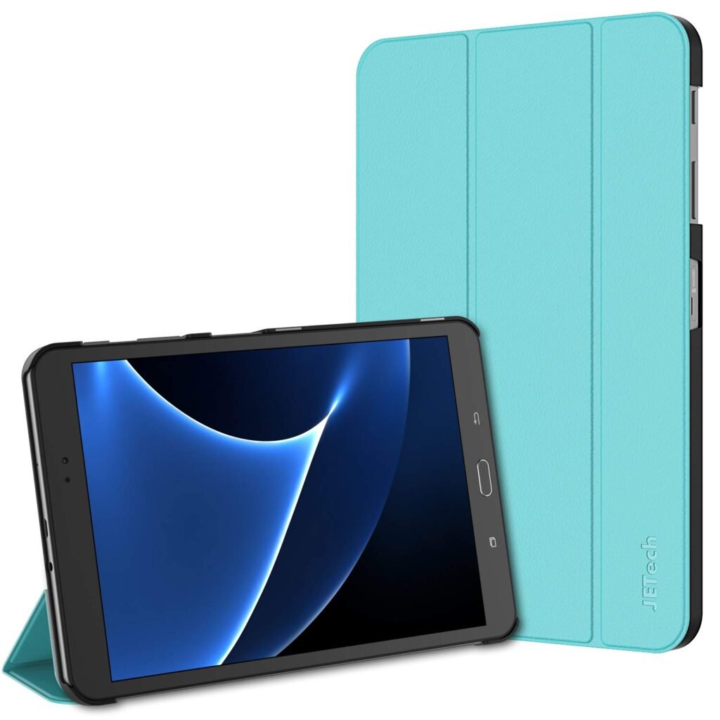 JETech Funda para Samsung Galaxy Tab A 10.1 2016 (SM-T580 / T585, no para el modelo 2019), Smart Cover con encendido/apagado automático, color azul