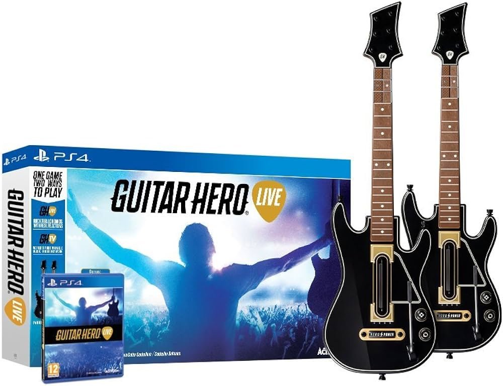 Paquete de 2 paquetes de Guitar Hero Live - PlayStation 4