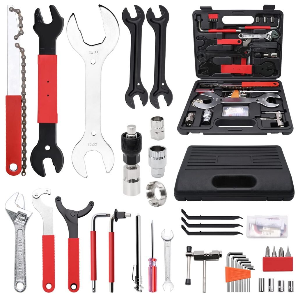 Amazon.com: Kit de herramientas para bicicleta, 44 piezas, kit de ...