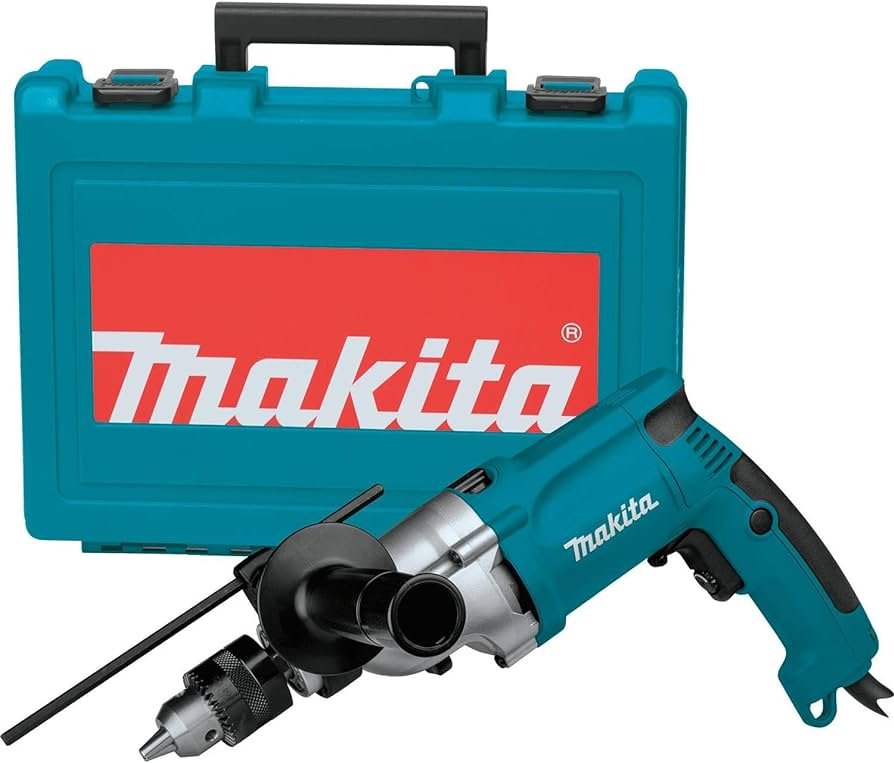 Makita HP2050 - Taladro de martillo de 6.6 amperios y 3/4 pulgadas con estuche (renovado)