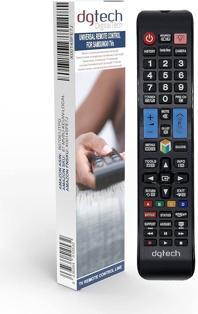 DigitalTech® - Mando a distancia TV universal para televisores Samsung Smart TV 3D.