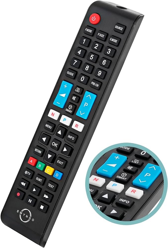 SWYNGO Mando a Distancia para Samsung TV - Compatible con la ...