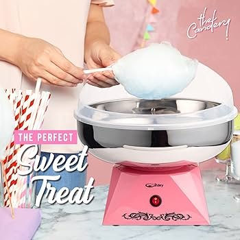 Amazon.com: The Candyry - Máquina de algodón de azúcar con cuenco ...