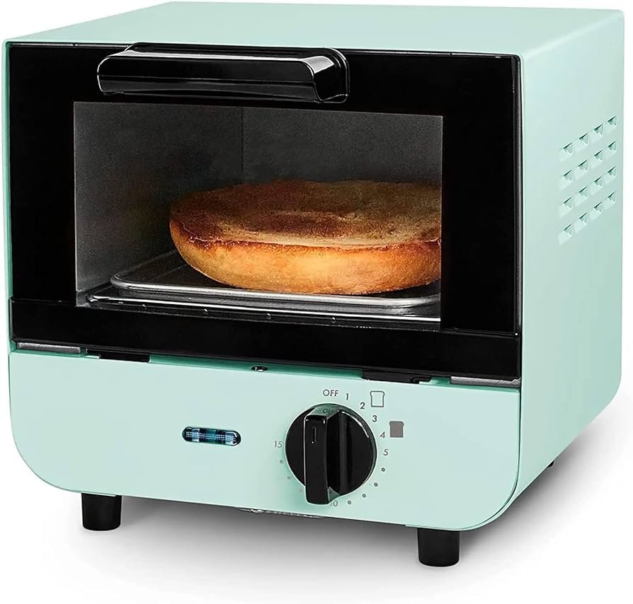 Amazon.com: Mini horno tostador para pan, pizza y más con bandeja ...