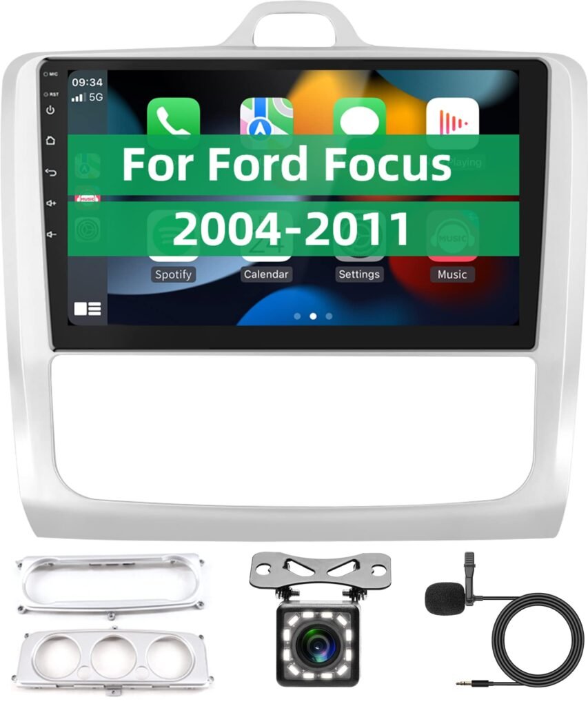 Radio para Ford Focus 2004-2011 Android 11 Radio Carplay ...