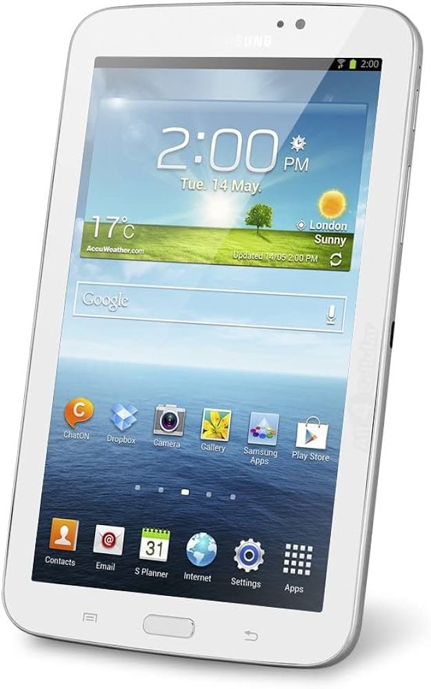 Samsung Tablet Galaxy Tab 3 (T210R) Blanco - 8GB, solo Wifi, 7 pulgadas - (Renovado)