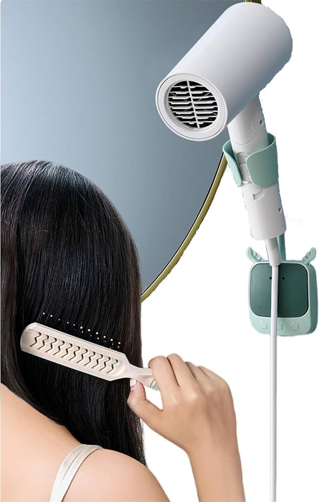 Amazon.com: FSSSCPD Soporte para secador de pelo manos libres ...