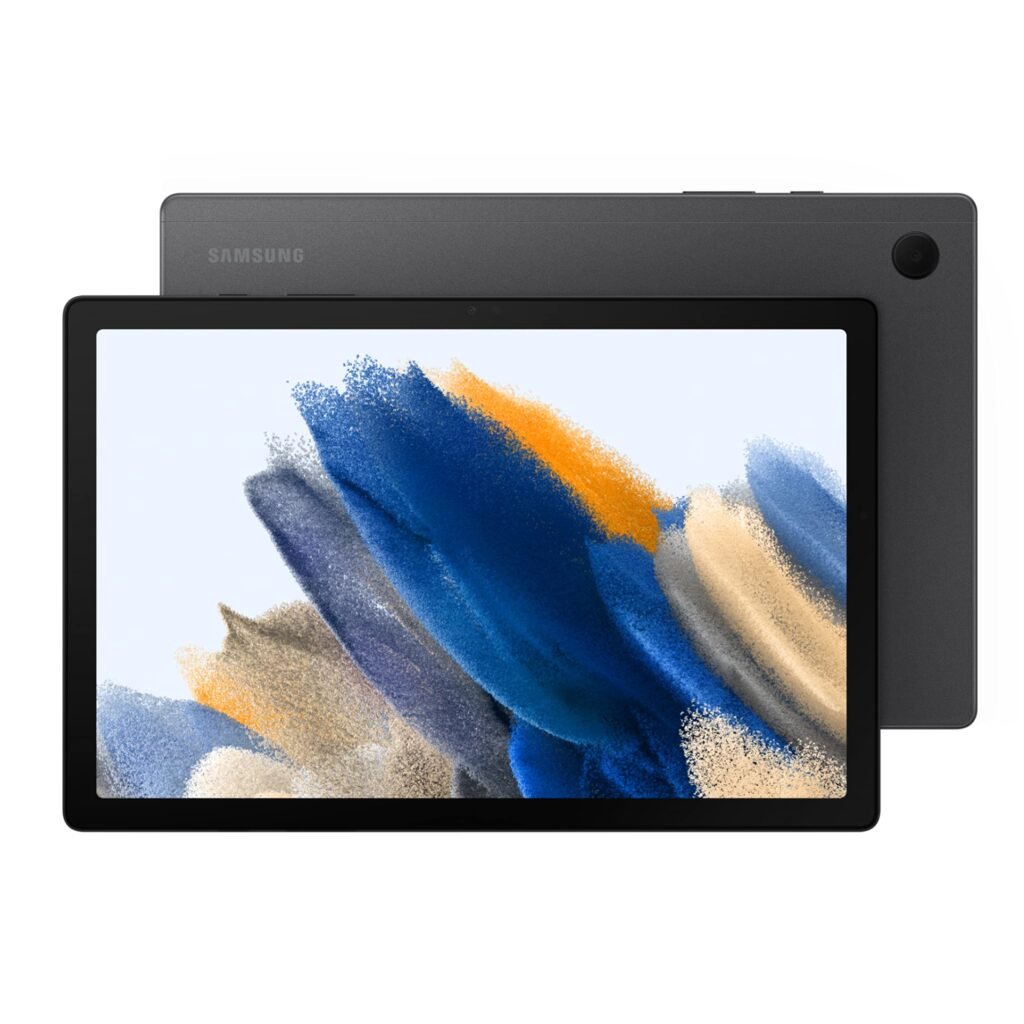 SAMSUNG Galaxy Tab A8 10.5 pulgadas FHD pantalla táctil Android Wi-Fi tablet, gris, 64 GB de almacenamiento (memoria interna de 32 GB + tarjeta...