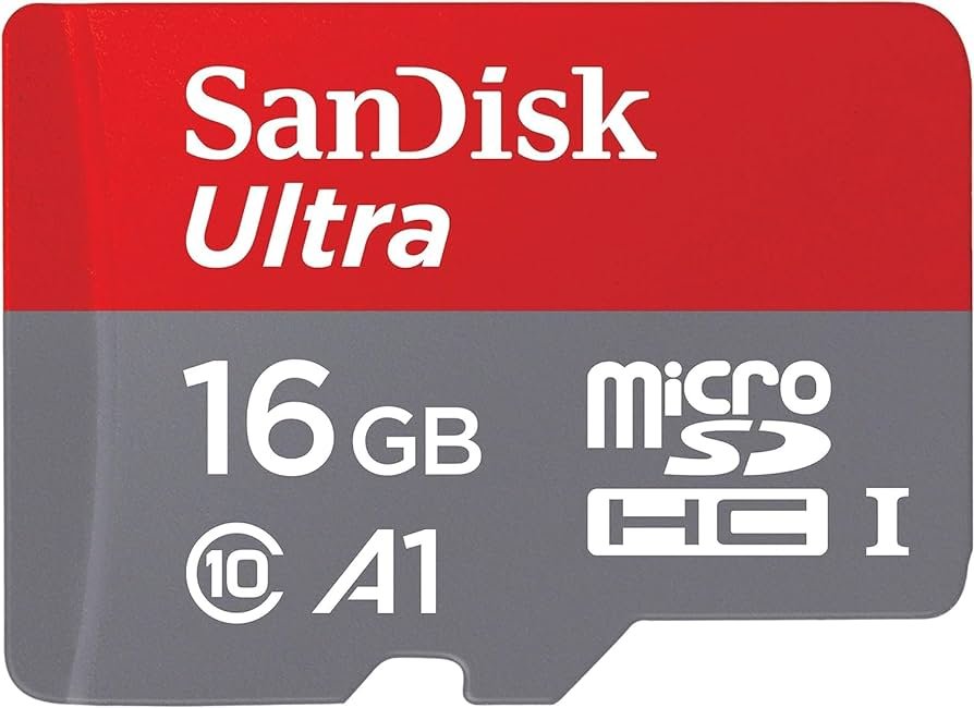 Amazon.com: Tarjeta de memoria SanDisk Ultra, Gris, Rojo : Electrónica