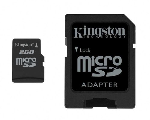Kingston Tarjeta de memoria flash microSD de 2 GB SDC/2GB