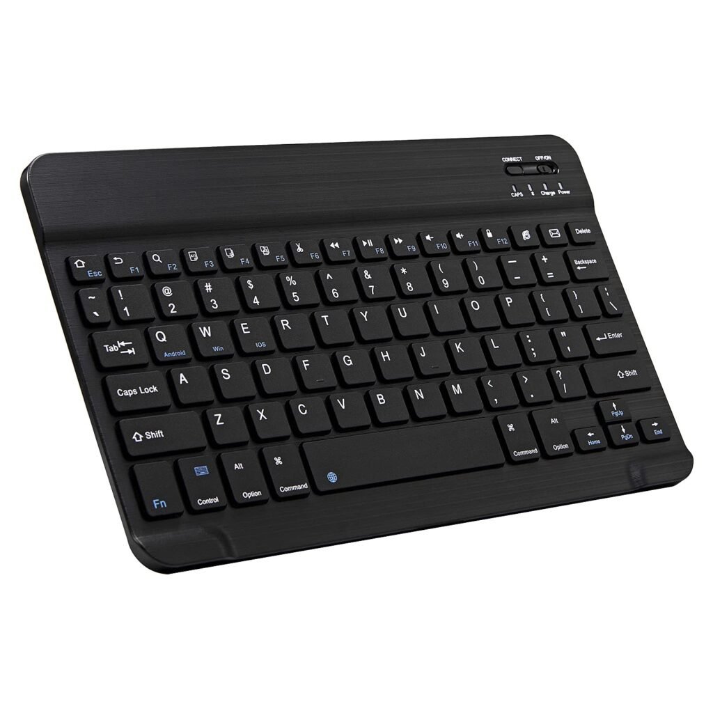 Amazon.com: Teclado Bluetooth ultrafino portátil mini teclado ...