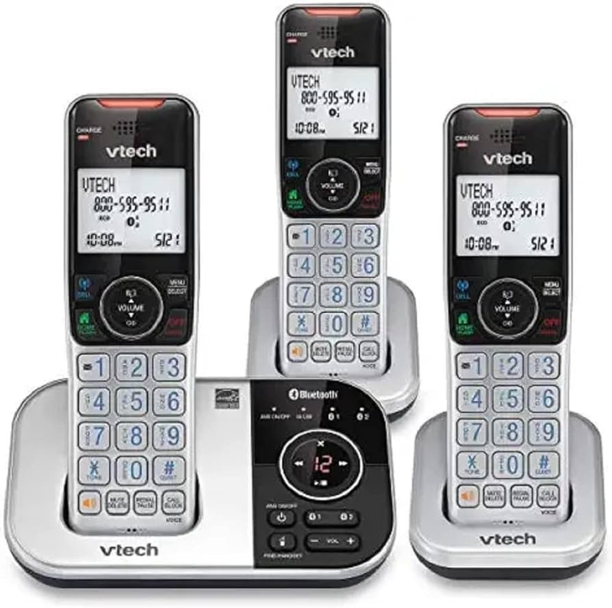 Amazon.com: VTech Extended Range 3 teléfono inalámbrico para el ...