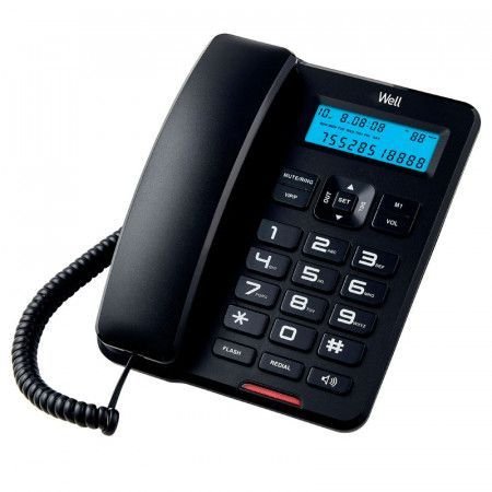 Comprar Teléfono fijo sobremesa color negro CD001 Bueno Online...