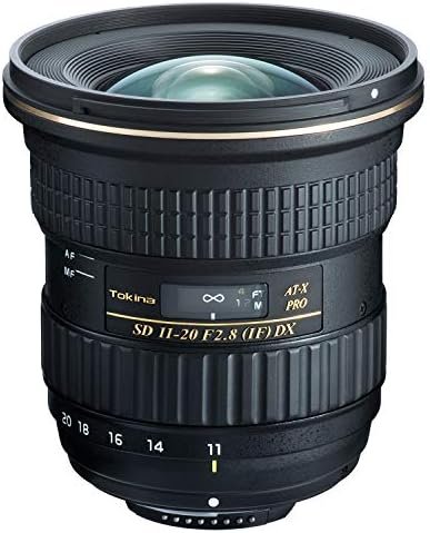 Tokina AT-X11-20 PRO DX NAF, lente DX PRO f/2.8 11 - 20mm Máximo: f/2.8 Mínimo: f/22 para Nikon F (versión internacional)]