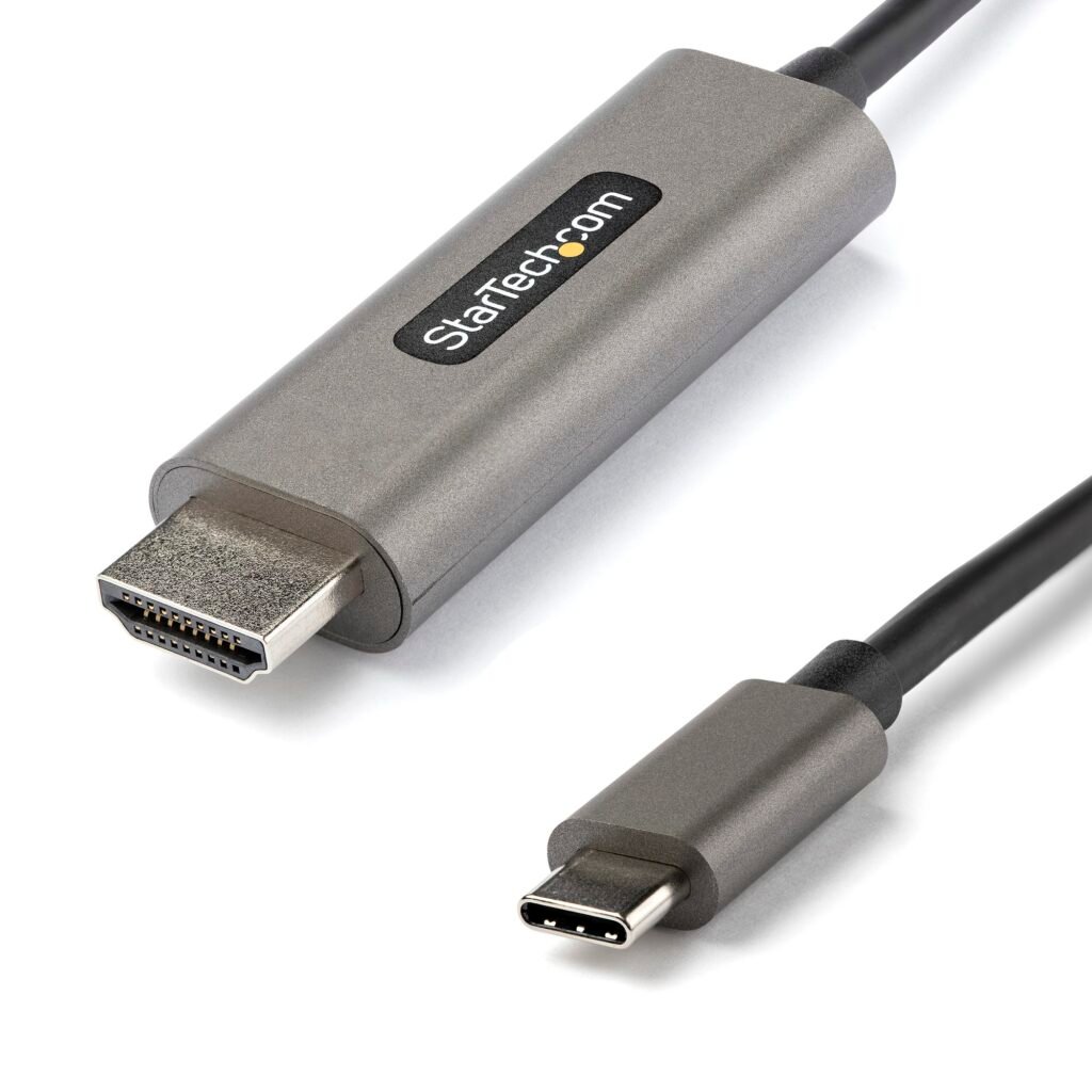 Cable 3m USB C a HDMI 4K de 60Hz con HDR10 - Adaptador de Vídeo USB Tipo C a HDMI 2.0b Ultra HD 4K - Convertidor USBC a HDMI HDR para Monitor o ...