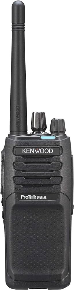 Kenwood ProTalk NX-P1200NVK Radio, Walkie Talkie portátil, VHF analógico/digital, 64 canales/4 zonas, modulación digital NXDN y codificación de voz...