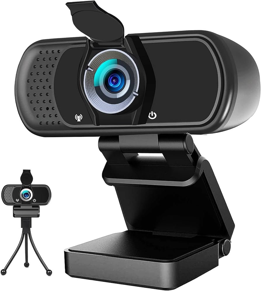 Amazon.com: Cámara web con micrófono, Hrayzan 1080P HD Webcam con ...