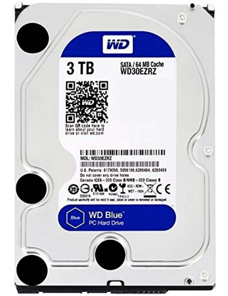 Western Digital WD30EZRZ Disco Duro de 3TB, 3 TB, Azul