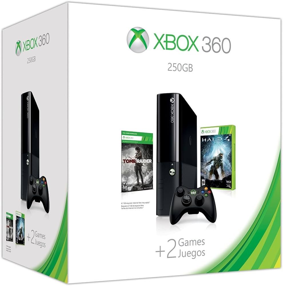 Paquete económico de vacaciones Xbox 360 E de 250 GB [Xbox 360]
